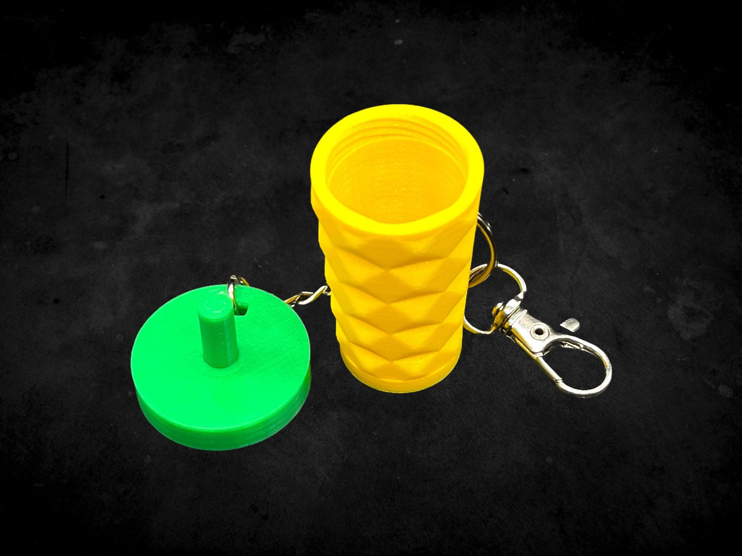 3D Printed Pineapple Tumbler Keychain With Lid/Starbucks Inspired Stash Container/Custom Color Combinations/for Coffee Lover’s