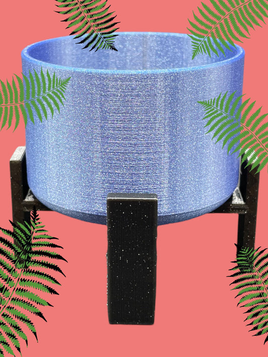 3D Printed Planter & Stand/Great for Potted Plants/Custom Color/Great Gift for a Plant Lover/Succulent Plant Holder