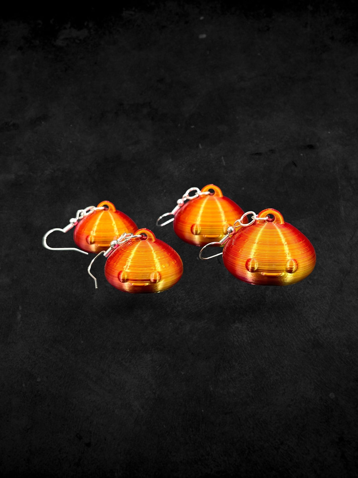 3D Printed Articulating Jellyfish Earrings/ 2 Sizes Available/ Super Lightweight/Custom Color Combinations/Super Cute Gift