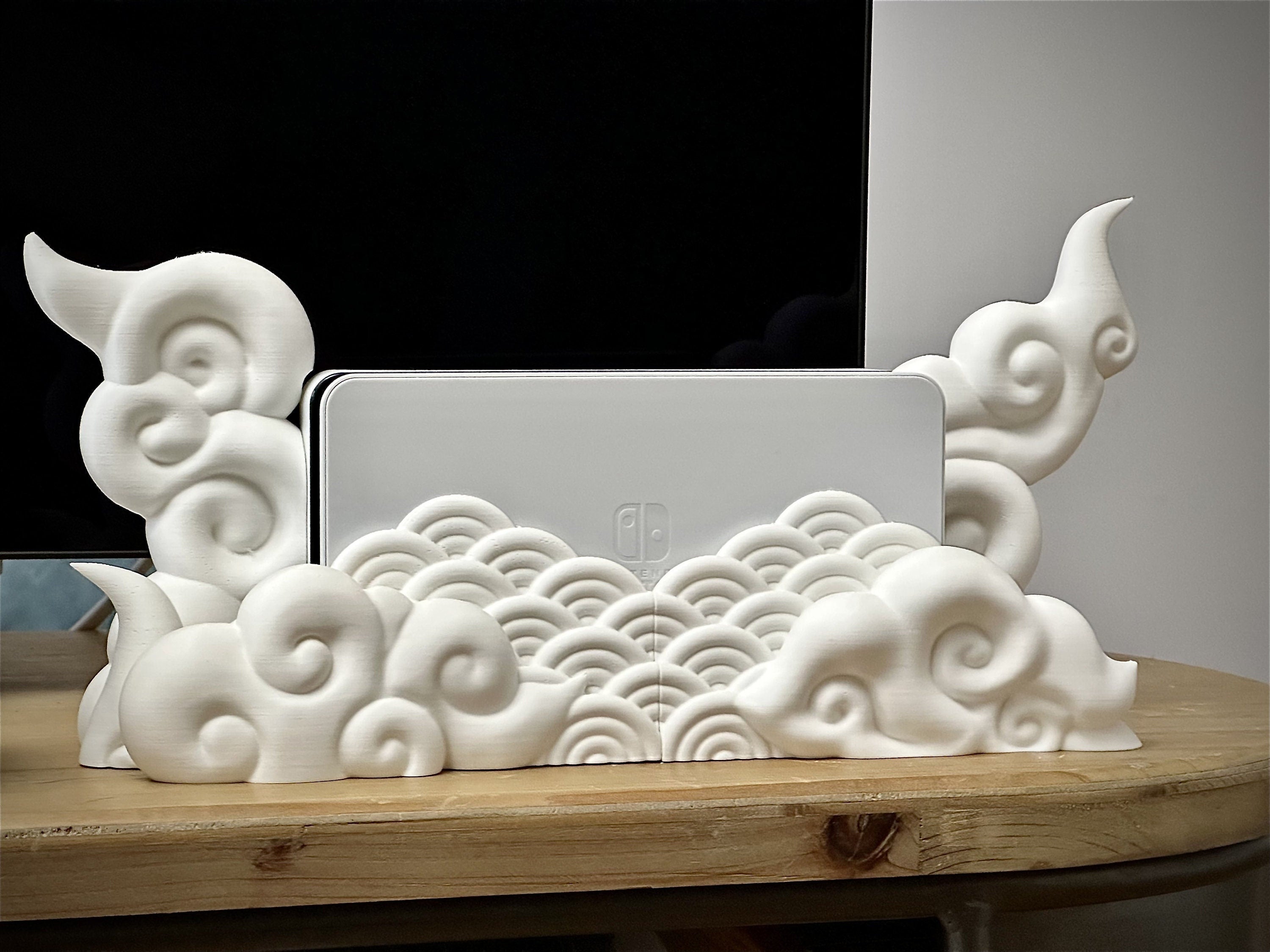 3D Printed Nintendo Switch Japanese Cloud Dock - CLASSIC & OLED VERSIO ...