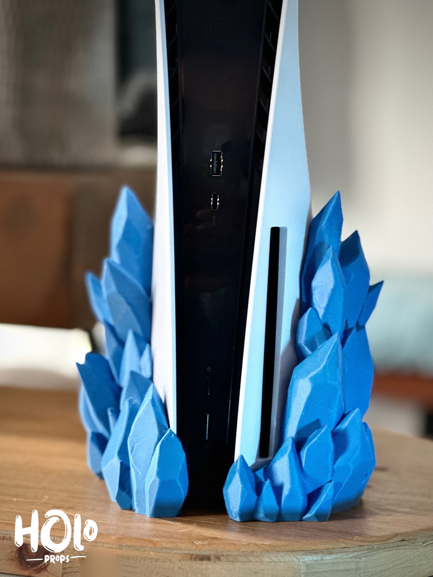 3D Printed PS5 Disc Crystal Dock/Custom Color/Great Gift for that Gamer/For PS5 Disc Edition