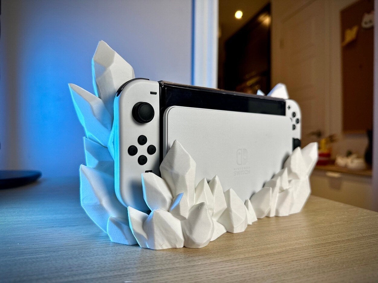 3D Printed Switch Crystal Dock - CLASSIC & OLED VERSION /Custom Color/Great Gift for that Gamer