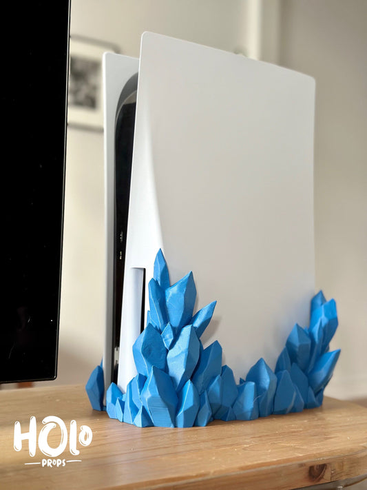 3D Printed PS5 Disc Crystal Dock/Custom Color/Great Gift for that Gamer/For PS5 Disc Edition