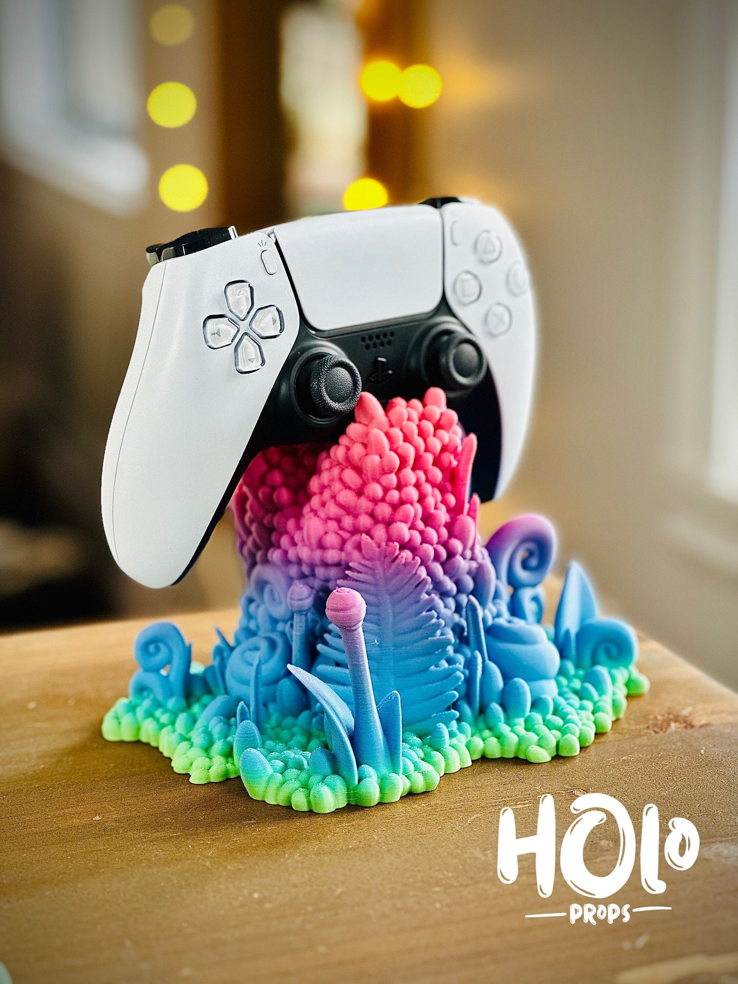 3D Printed Forest Controller Stand /Custom Color/Great Gift for that Gamer Controller Holder