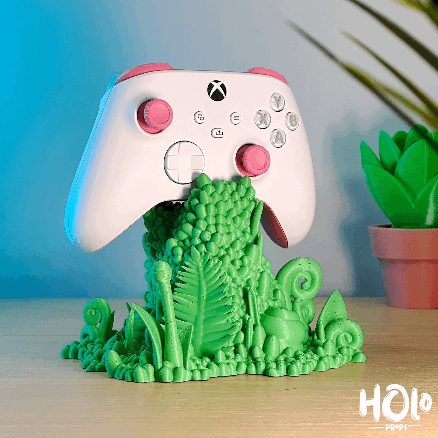 3D Printed Forest Controller Stand /Custom Color/Great Gift for that Gamer Controller Holder